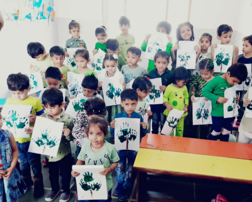 Students engaged in creative and fun activities at The VIT School